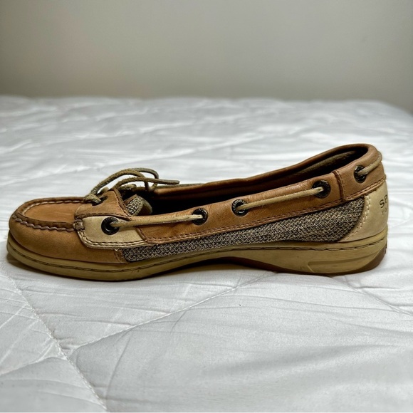 Sperry Top-Sider Womens Leather Textile Boat Shoes Loafers Sz US 6 M - Picture 7 of 8